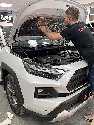 Шумоизоляция капота