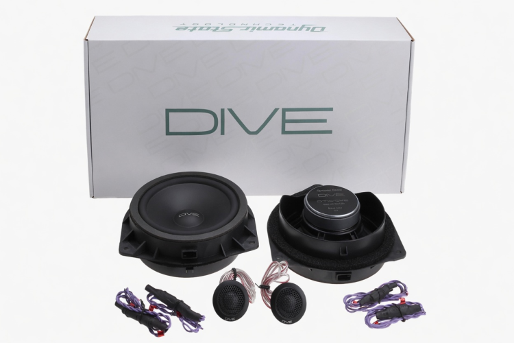 Dynamic State DIVE DTL-CS16 2-полосная компонентная акустика 16,5 см (6,5"), комплект