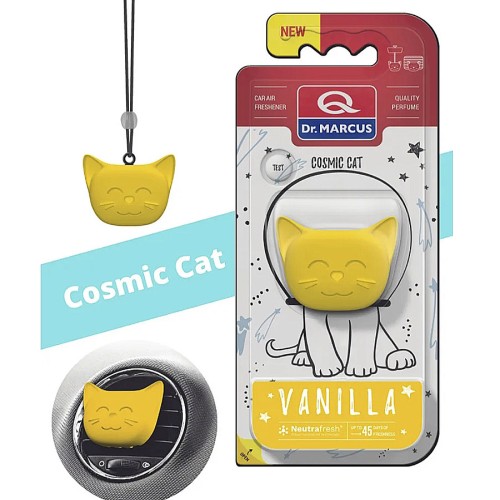 Dr.Marcus Cosmic Cat - подвесной автомобильный ароматизатор vanilla