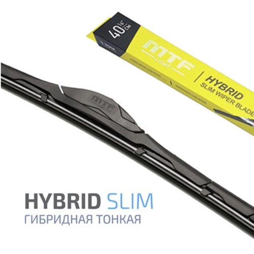 Щетка стеклоочистителя MTF Light Hybrid Slim 350мм / 14" гибридная тонкая, резина Fukoku, графит (1шт)