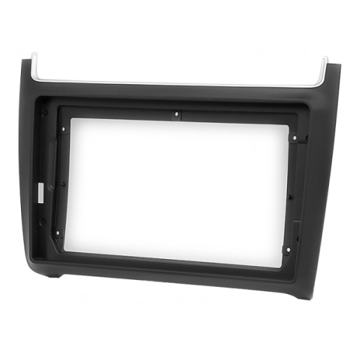 Переходная рамка для установки автомагнитолы Carav 22-538 VOLKSWAGEN Polo 2009+ (Чёрная) 9&quot;