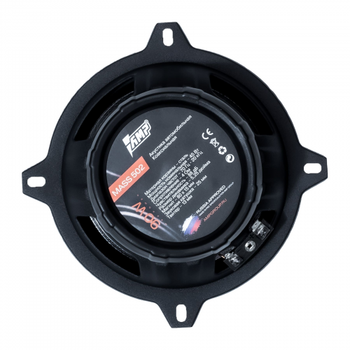 AMP Mass 502 2-х полосная коаксиальная акустика 13 см (пара)