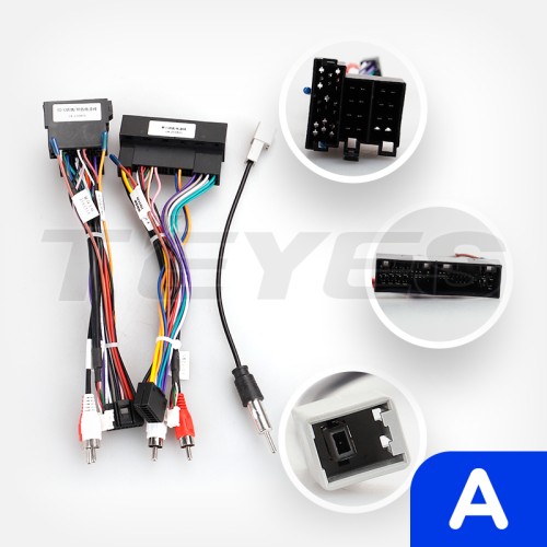 Установочный комплект Teyes для Hyundai Veloster FS 2011-2017 9&quot; (Вариант А)  авто с штатным монохромным экраном