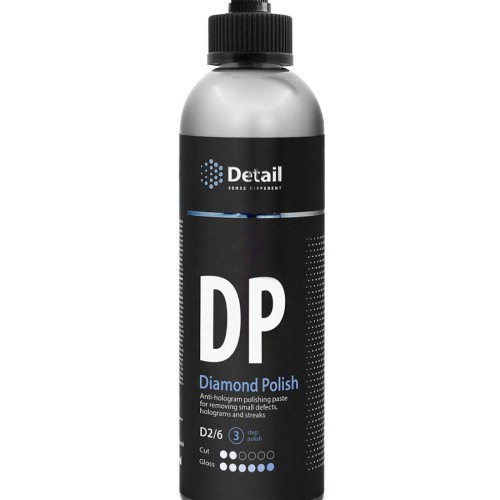 DETAIL "Diamond Polish" - финишная антиголограммная полировальная паста 250мл