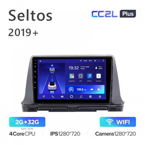 Штатная магнитола Teyes CC2L Plus Kia Seltos 2019+