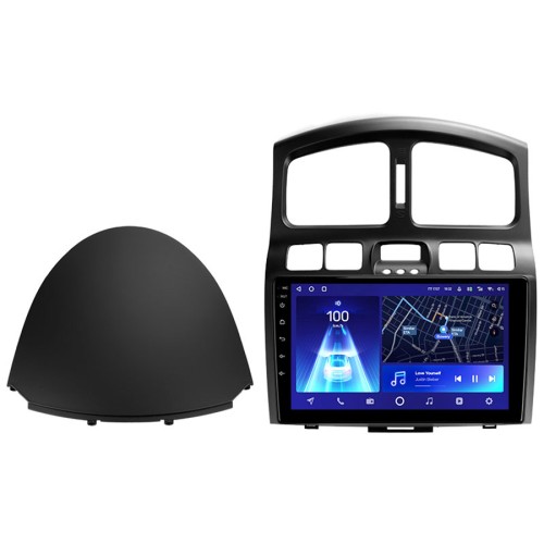 Штатная магнитола Teyes X1 Wi-Fi + 4G Hyundai Santa Fe SM 2000-2012 9" (2+32Gb)
