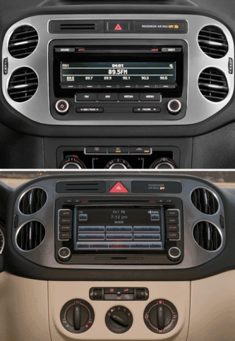 Переходная рамка для установки автомагнитолы Carav 22-080 VOLKSWAGEN Tiguan 2011-2016 9"