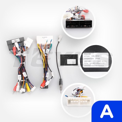 Установочный комплект Teyes для Kia Carnival 3 YP 2014-2021 9" (Вариант A)(F2)