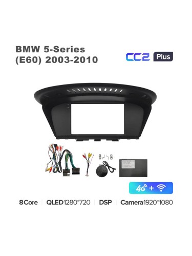 Штатная магнитола Teyes CC2 Plus 7" для BMW 5-Series (E60) 2003-2010