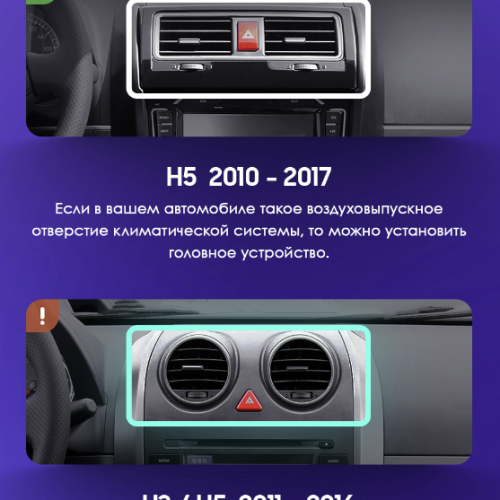 Установочный комплект Teyes для Great Wall H5 1 2010-2017
