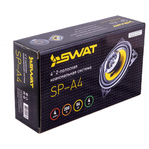 Swat SP-A4 2-х полосная коаксиальная акустика 10 см (пара)