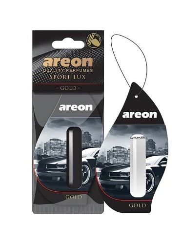 Areon Liquid Lux - подвесной автомобильный ароматизатор gold 5мл (золото)