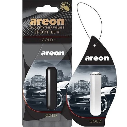 Areon Liquid Lux - подвесной автомобильный ароматизатор gold 5мл (золото)