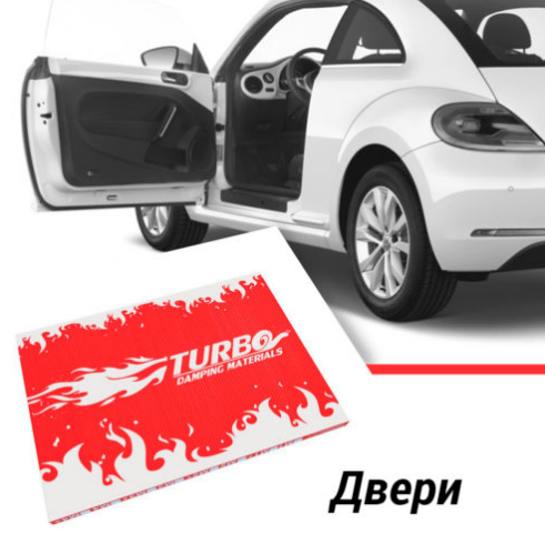 Комплект шумоизоляции дверей Эконом на хетчбек В, С класса