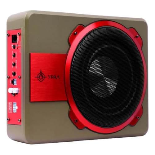 Активный автомобильный сабвуфер Урал ПМН-2 Бежевый