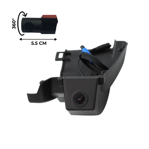 Штатный двухканальный видеорегистратор RedPower DVR-GL3-G DUAL для Geely Tugella, Knewstar