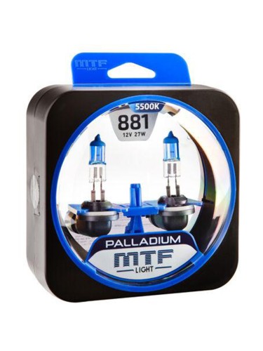 Галогенные лампы MTF Light Н27 Palladium 12V 27W 5500K (пара)