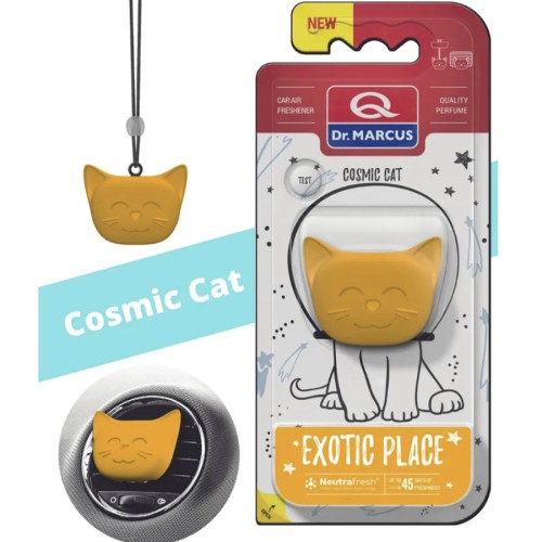 Dr.Marcus Cosmic Cat - подвесной автомобильный ароматизатор exotic place
