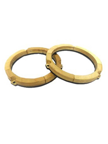 Кольца-адаптеры Hyundai Solaris 2/ Kia Rio 4 фанера 6.5"(16,5см), высота 2,1см (пара)