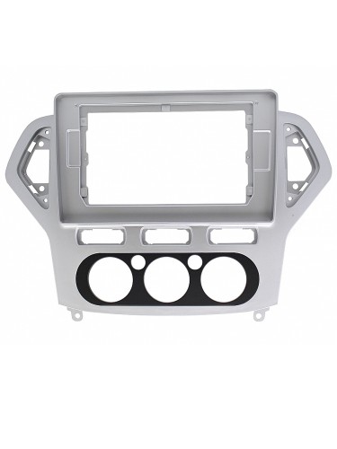 Рамка для установки магнитолы Ford Mondeo 2007-2010 10" (авто без климат контроля) silver