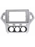 Рамка для установки магнитолы Ford Mondeo 2007-2010 10" (авто без климат контроля) silver