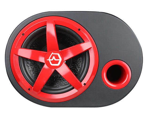 Активный автомобильный сабвуфер URAL (УРАЛ) AS-D12A RED HURRICANE