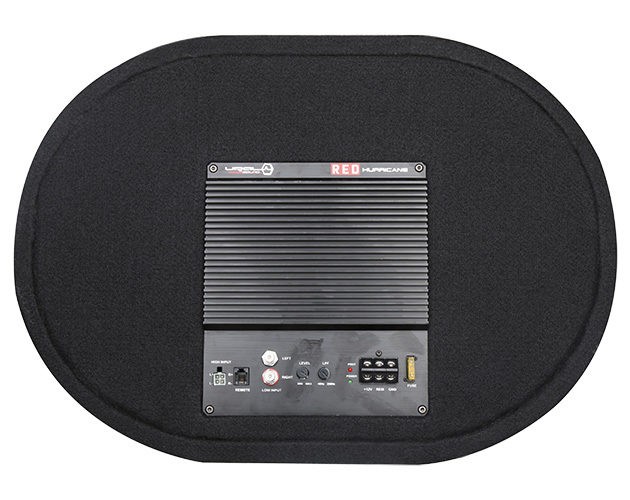 Активный автомобильный сабвуфер URAL (УРАЛ) AS-D12A RED HURRICANE