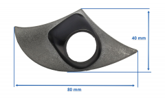 CAM-FTRAV адаптер для CAM-2F  в логотип Toyota Rav4 2012-2015