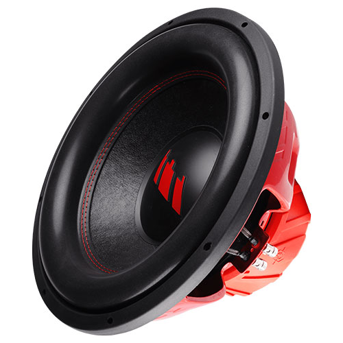 Пассивный автомобильный сабвуферный динамик УРАЛ ТТ 15 красный