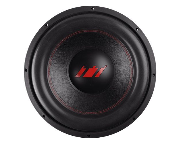 Пассивный автомобильный сабвуферный динамик УРАЛ ТТ 15 красный