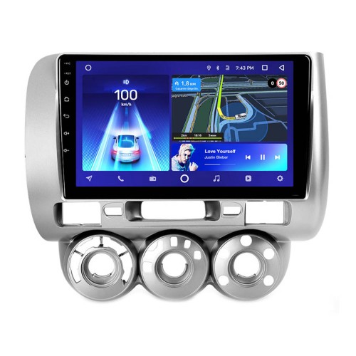 Штатная магнитола Teyes X1 Wi-Fi + 4G Honda Jazz 1 GD Fit 1 2001-2009 9" (Left hand drive) (2+32Gb)
