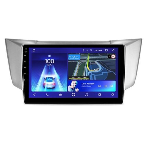 Штатная магнитола Teyes CC3 2K 360° Lexus RX330, RX350, RX400H / Toyota Harrier 2003-2009 9"