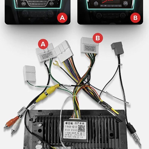 Штатная магнитола Teyes CC3 2K 360° Nissan X-Trail / Qashqai 3 T32 (Manual air conditioning) 2013-2022 (F1) 10.2" (Вариант AB)