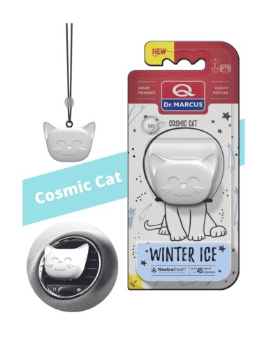 Dr.Marcus Cosmic Cat - подвесной автомобильный ароматизатор winter ice