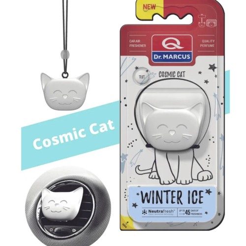 Dr.Marcus Cosmic Cat - подвесной автомобильный ароматизатор winter ice