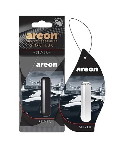 Areon Liquid Lux - подвесной автомобильный ароматизатор silver 5мл (серебро)