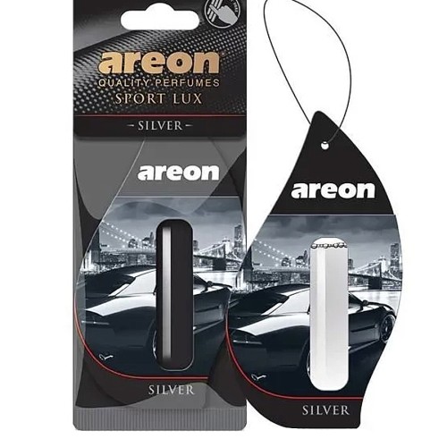Areon Liquid Lux - подвесной автомобильный ароматизатор silver 5мл (серебро)