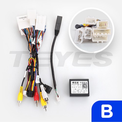 Установочный комплект Teyes для Toyota Corolla 11 2013-2017 10" (Вариант B) (Left hand drive)