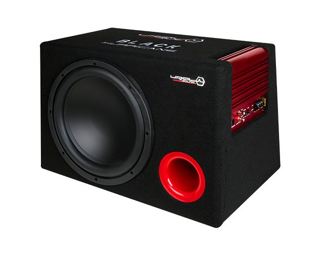 Активный автомобильный сабвуфер Ural AS-D12A Black Hurricane