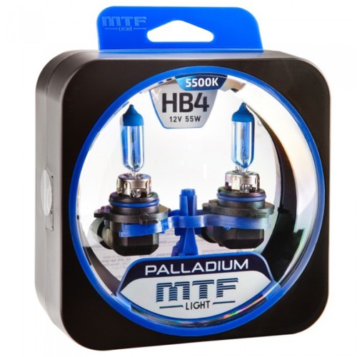 Галогенные лампы MTF Light HB4 12V 55W Palladium 5500K (пара)