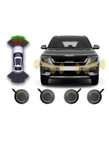 Передние автомобильные парктроники Teyes для CC3 2K / CC3 / CC2 Plus / SPRO Plus / TPRO 2 / X1 grey 4шт