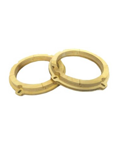 Кольца-адаптеры Hyundai / Kia Cerato 2018 / SsangYong фанера 6.5"(16,5см) , высота 2,5см (пара)