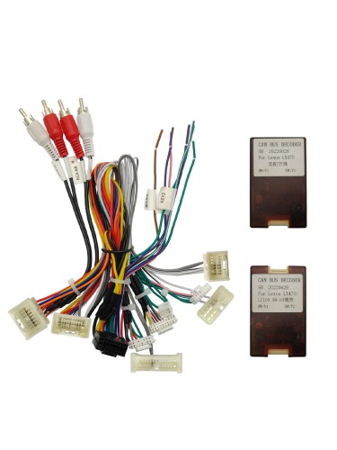 Комплект проводов для установки в Lexus LX470 1998 - 2002 (для авто с монитором)