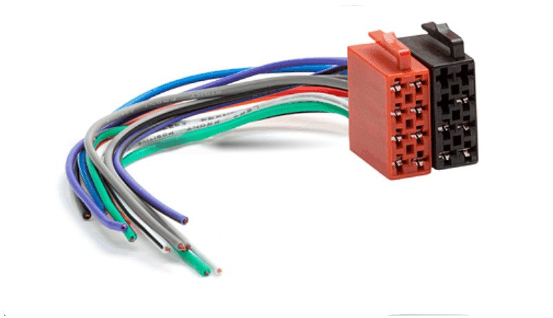 Переходник для магнитол (питание + акустика) ISO Евроразъем разделенный