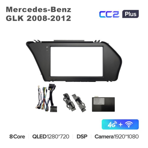 Штатная магнитола Teyes CC2 Plus 7&quot; для Mercedes-Benz GLK 2008-2012