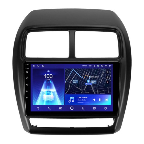 Установочный комплект Teyes для Mitsubishi ASX 1 2016-2022 (Left hand drive) 9" (Вариант A) на авто монохромный дисплей