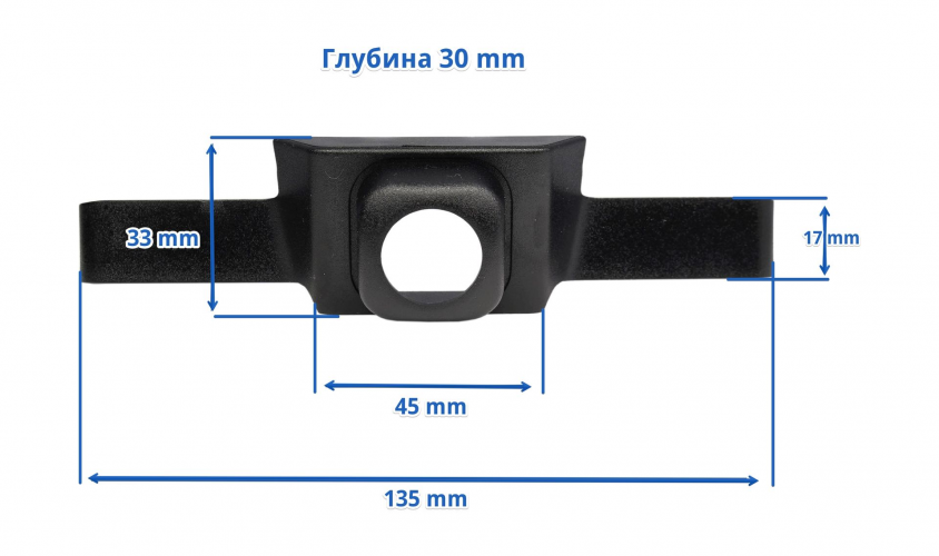 CAM-FTRAV-3 адаптер для CAM-2F в решетку радиатора Toyota Rav4 2018+