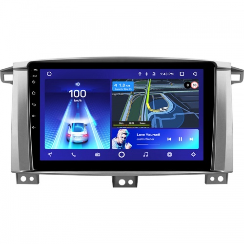 Установочный комплект Teyes для Toyota Land Cruiser LC 100 / Lexus LX470 2002-2007 10"