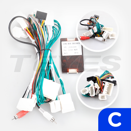 Установочный комплект Teyes для Toyota Land Cruiser LC 100 / Lexus LX470 2002-2007 10"