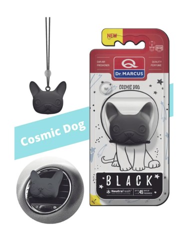 Dr.Marcus Cosmic Dog - подвесной автомобильный ароматизатор black